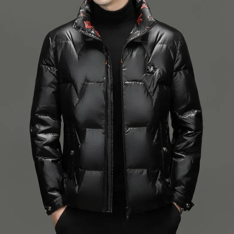 

COZOK Stand Collar Men's Lightweight Down Jacket Designer Clothes Men Waterproof Man Duck Male Padding Winter Coats