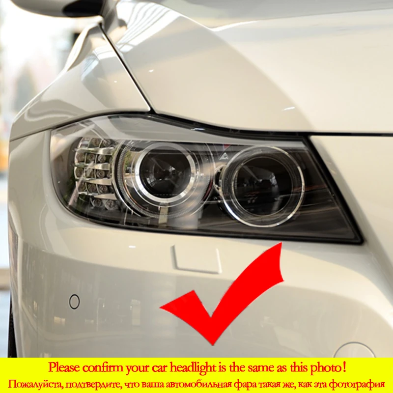 high quality SMD Cotton Light Switchback LED Angel Eye  Ring Kit For BMW 3 Series E90 E91 2005 2006-2008 Xenon headlights