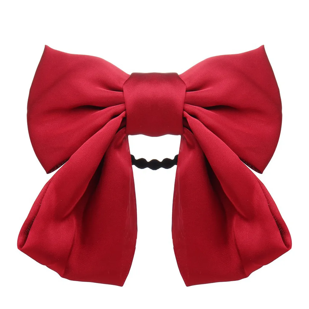 

Jaw Hair Clips Girls French Gifts Clip Red Headdress Hairpin Head Jewelry Retro Bow Hair clip Hair Clips Checke