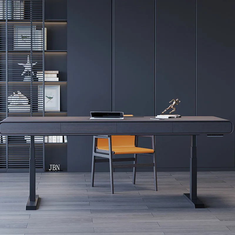 Minimalist Wooden Office Desk Modern Decoration Drawer Luxury Storage Office Desk Aesthetic Design Tavolino Trendy Furniture