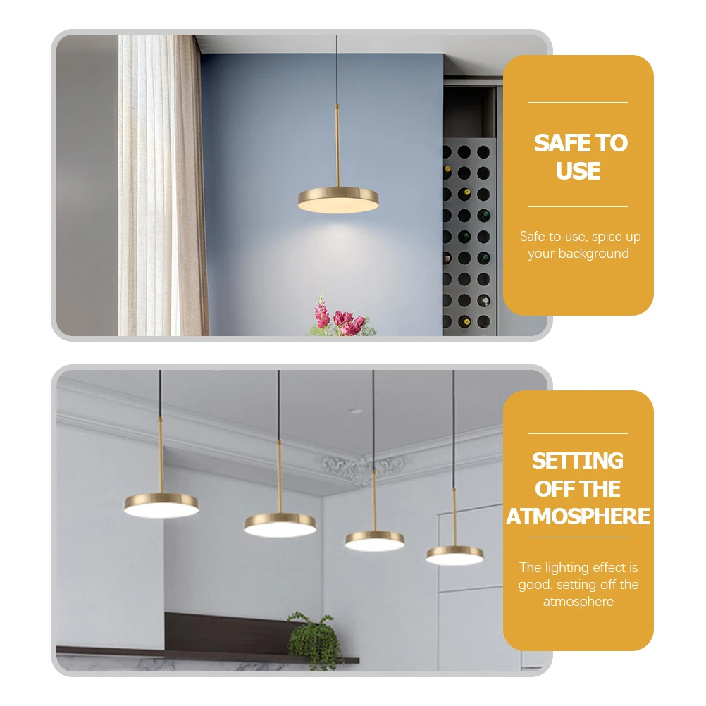 

Stylish Durable LED Ceiling Lamp Simple Hanging Light Fixture for Bedroom Living Room Chandelier Wall Decor Elegant Shadow Easy