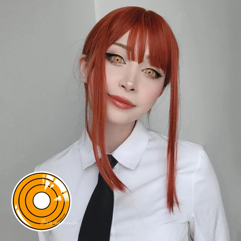 Bio-essence Cosplay Color Contact Lenses for Eye Kitagawa Marin Lense Makima Lenses Power Anime Lenses Hu tao Lenses Pink Lenses