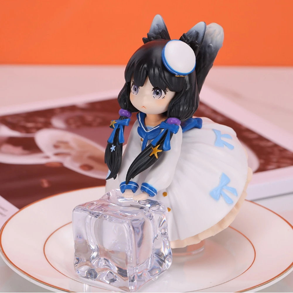 12 センチメートルアニメ DLC シリーズティータイム猫 (Vol.3) 牛猫フィギュアかわいい模型玩具ギフト Aciton フィギュアデスクトップコンピュータケース飾り