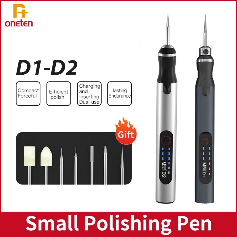 MaAnt D1 Electric Intelligence Adjustable Grinding Pen For Cutting Drilling Carving Disassembly Phone CPU IC Polishing Pen Tools