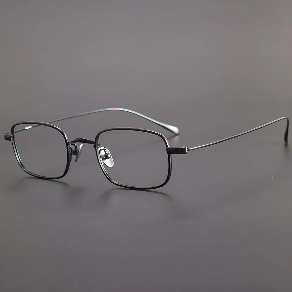 

Полнокадровые мужские ультралегкие очки из титанового сплава, модные ретро компьютерные очки для чтения по рецепту, женская прогрессивная оправа