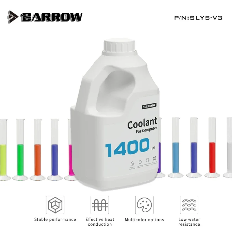 Barrow Coolant Special Heat Dissipation Cold Liquid Anti-corrosion Thermal Fluid For PC Water Cooling De-precipitation Deoxidize