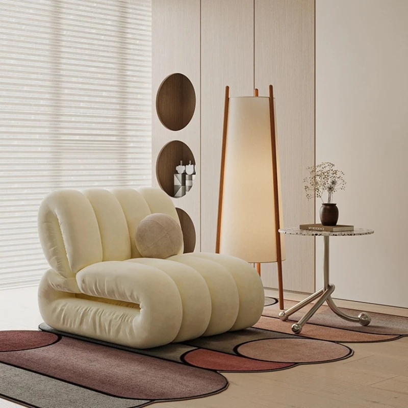 Medieval single sofa chair, modern simple single chair
