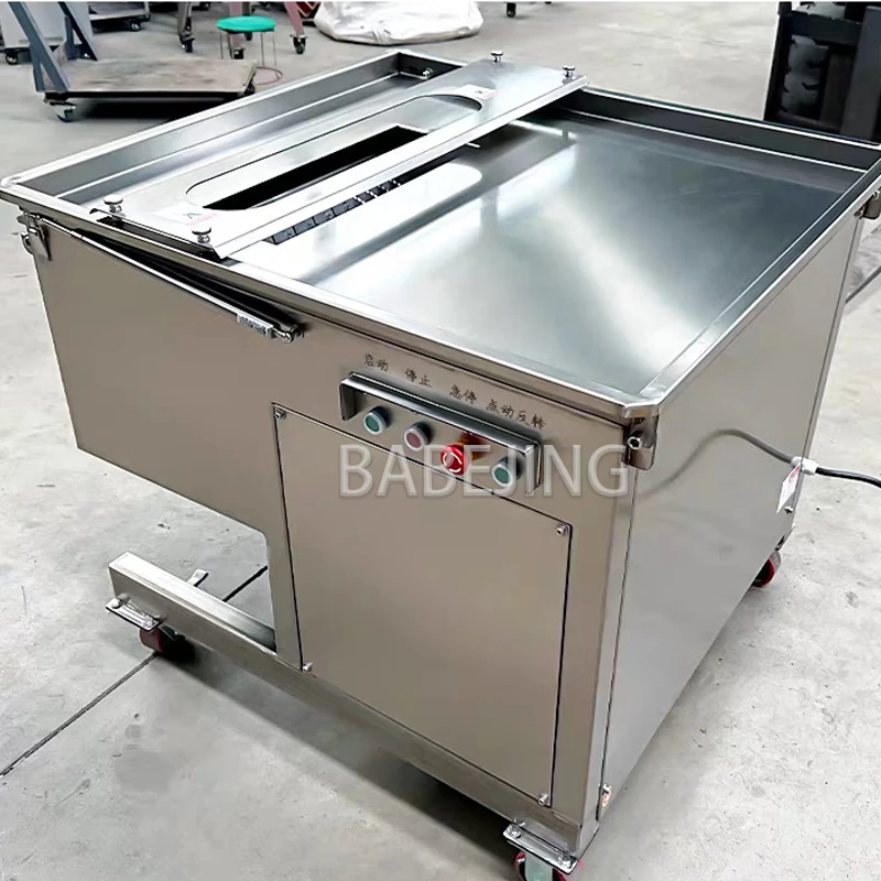 Automatic Bone Cutting Machine QGJ-500 5.5KW Electric Bone Cutter Stainless Steel Bone Slicer For Meat Processing Plant