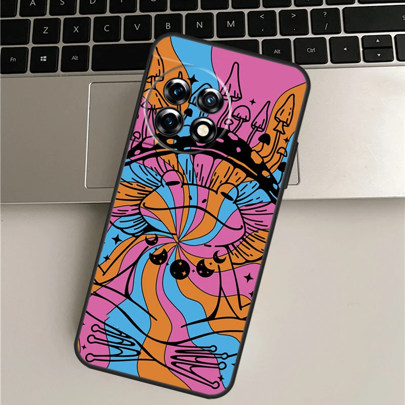 เคสโทรศัพท์ลายเห็ดฮิปปี้ สำหรับ OnePlus Nord 5 CE 3 4 Lite N20 N30 OnePlus 13R 12R 13T 10T 9 10 Pro 11 12 13