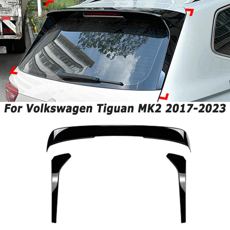 

Car Rear Trunk Roof Spoiler For Volkswagen VW Tiguan MK2 2017-2023 R-Line Conversion Tail Wing Exterior Car Accessories
