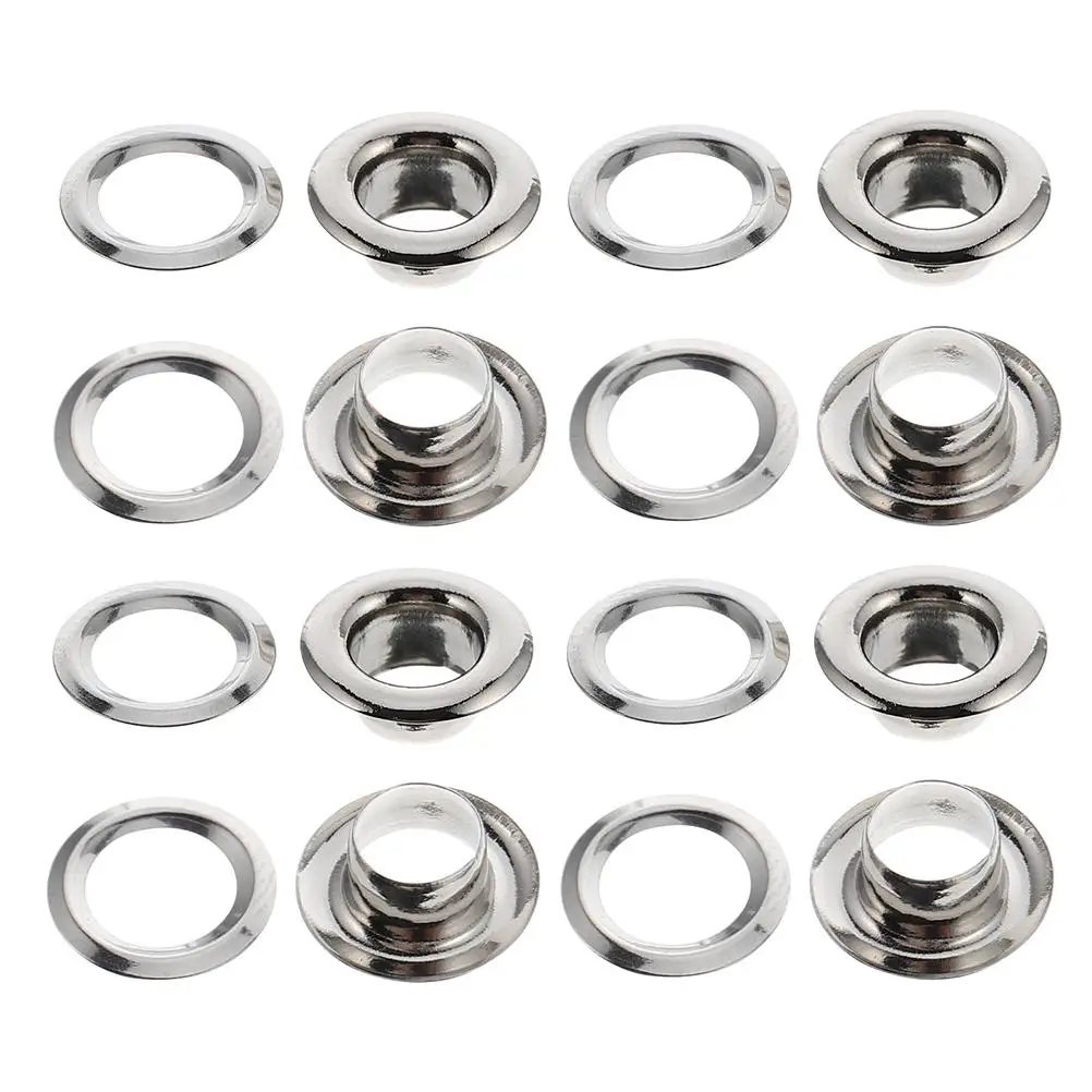 

100 Pcs Curtain Grommets Brass Drapery Rings Eyelets for Window Curtains Lightweight Non Rust Decorative Hardware