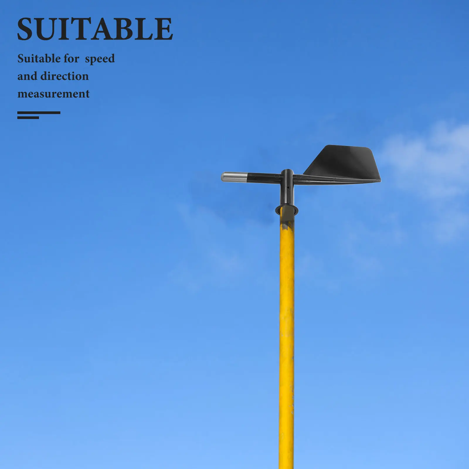 Anemometer Tail Fin Accessory High Precision Wind Direction Sensor Stabilizer Plastic Outdoor Wind Monitoring Device End