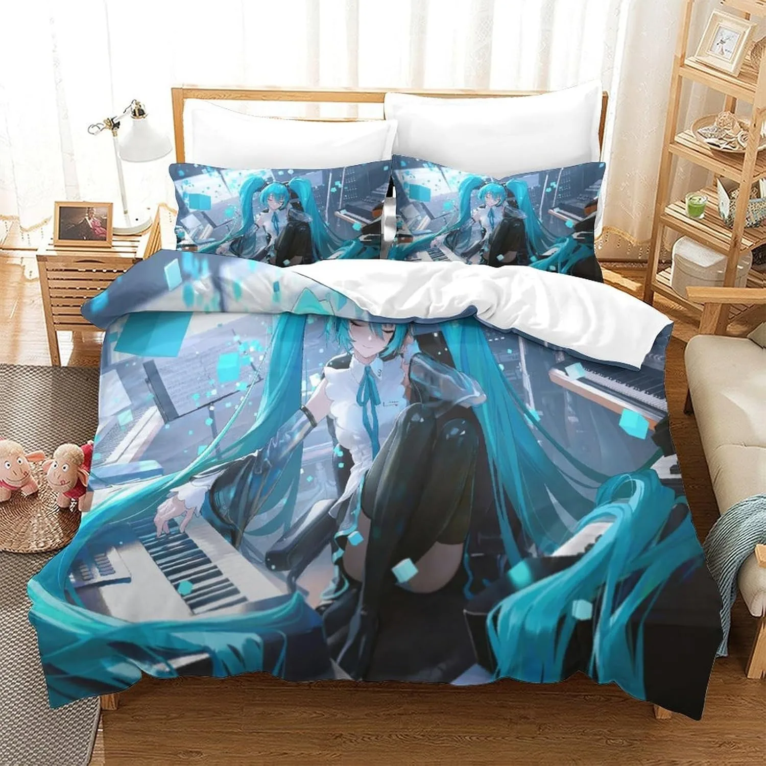 juego-de-funda-nordica-hatsune-miku-juego-de-ropa-de-cama-de-la-cantante-miku-funda-de-edredon-de-microfibra-con-fundas-de-almohada-diseno-lindo-de-miku