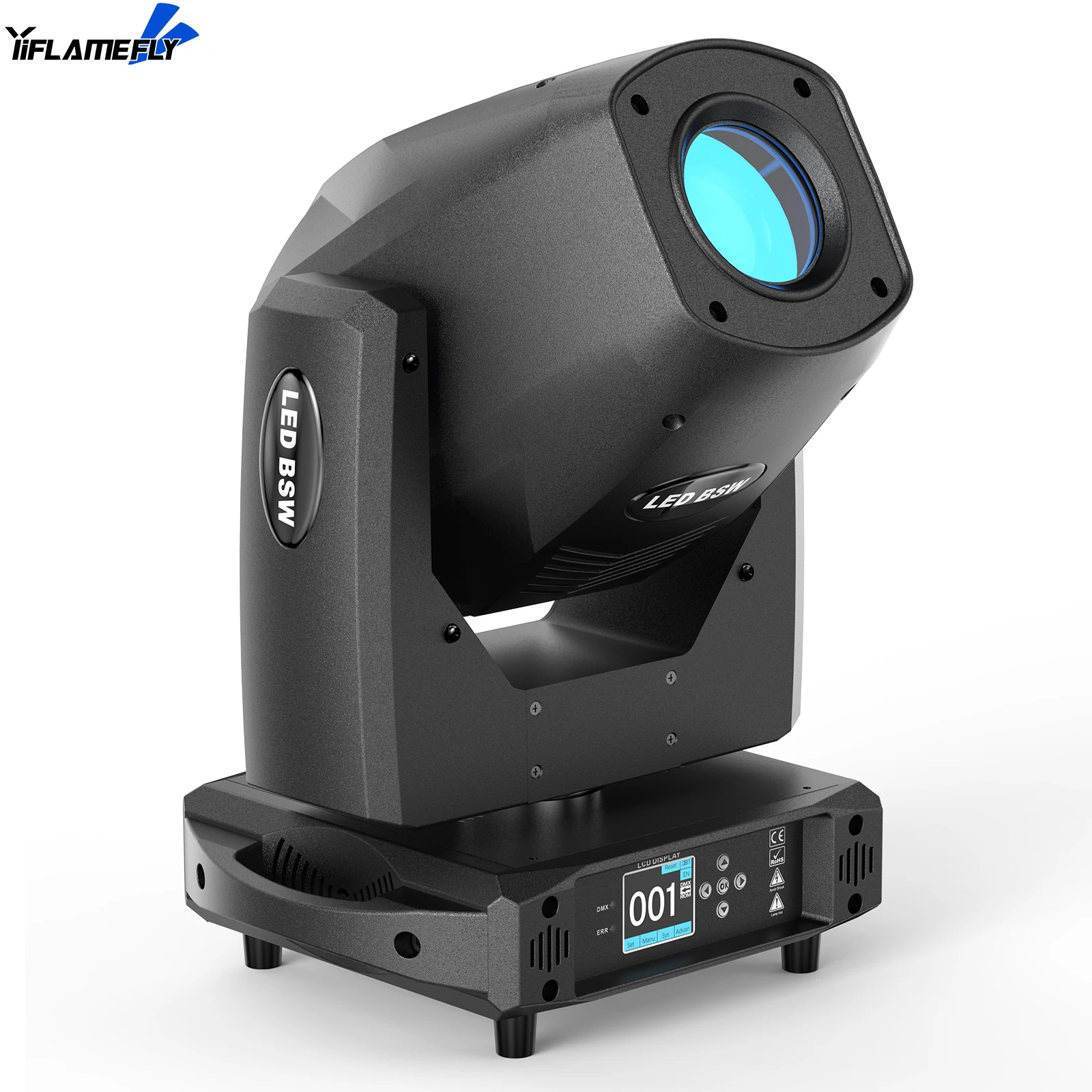 

Yiflamefly 250W LED 1-30Hz Strobe Beam Moving Head Light DMX512 Controlled Focusing 18CH For Bars Birthday Parties Clubs KTV