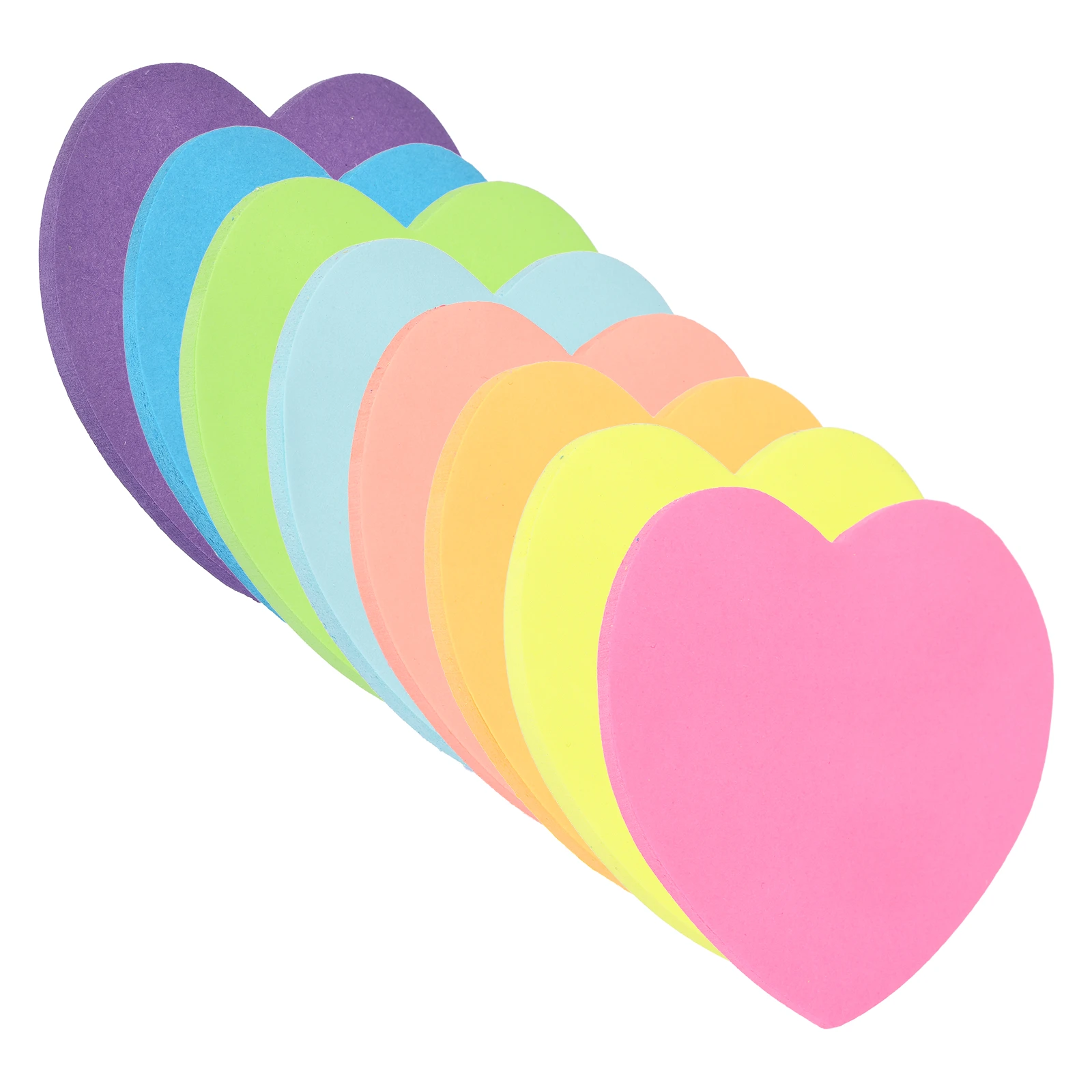 8/16Pads Sticky Notes Cute Self-Stick Note Pads Its Colorful Post Memo Pads 8 Colored Bulk Blank for Home School Office Supplies