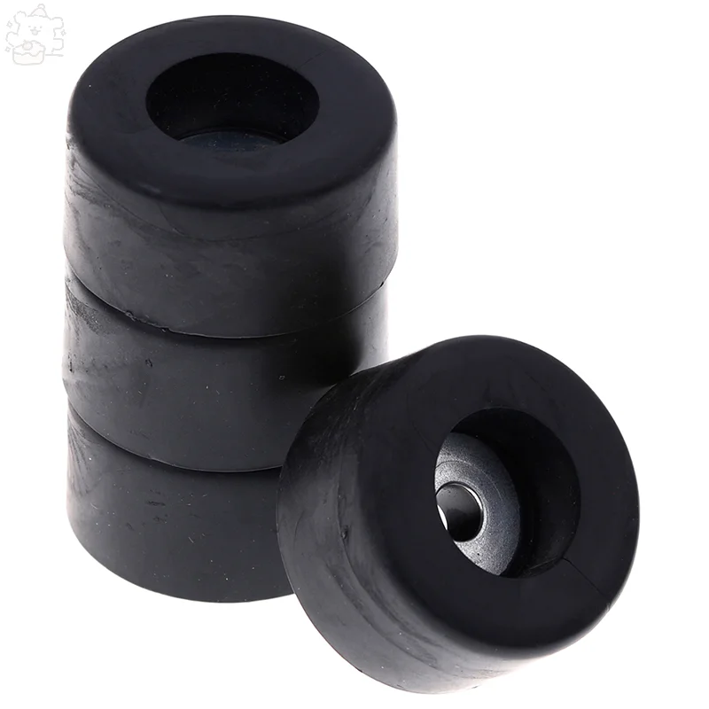 Durable Speaker Cabinets  Rubber Feet Damper Pad Base 4 Pcs 38mm X19mm