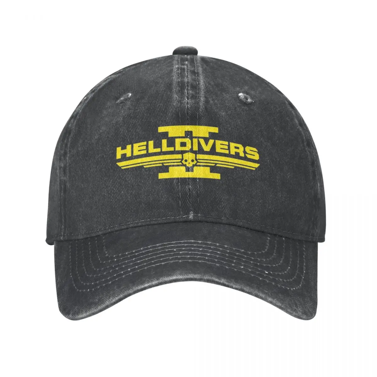 Helldivers 2 Video Game Trucker Hat Merchandise Fashion Distressed Denim Washed Headwear For Men Women Adjustable