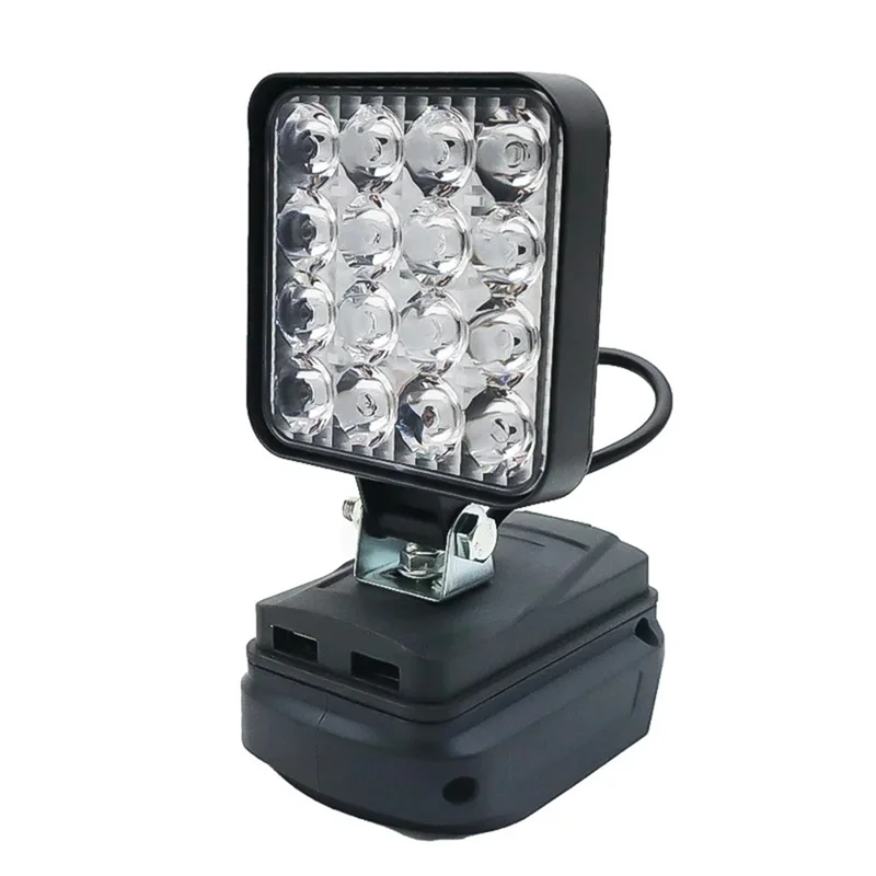 SQPP-16 LED ワークライトスポットライト屋外作業釣りハンドヘルド緊急ツールライト 18V リチウム電池用