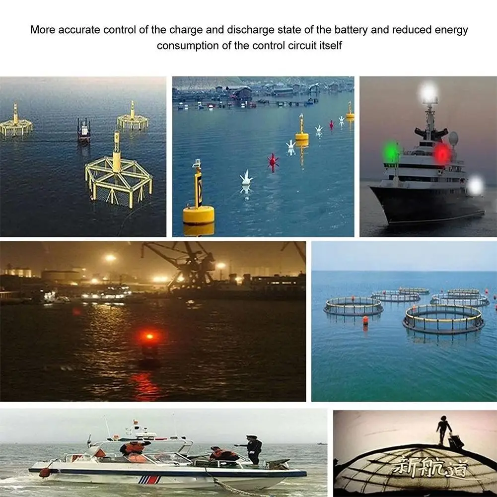 

Marine Beacon Lights Waterproof LED Fishing Light Fishery Double Flash Lamp Buoy Signal Light Waterproof Net Flash Warning Light