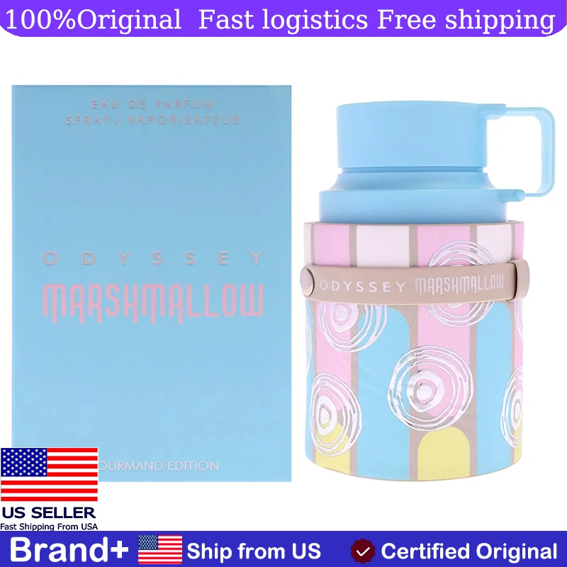 Armaf Odyssey Marshmallow Gourmand Edition Women 3.4 oz EDP Spray Cologne Persistence Arabian women's perfume Pheromone Portable