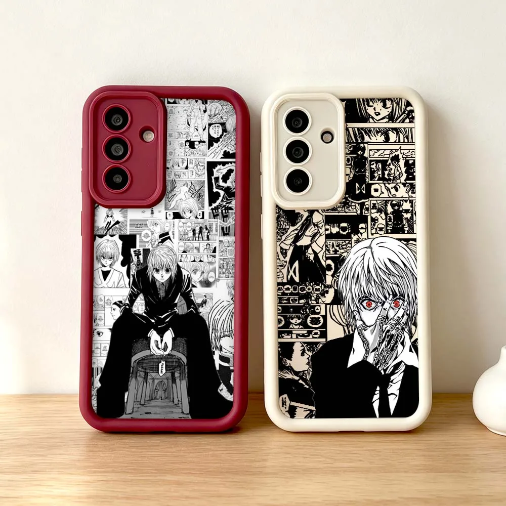 Kurapika Cool Art Cover For Samsung Galaxy A73 A72 A71 A56 A55 A35 A25 A54 A53 A52 A51 A32 Eye Ladder Phone Case