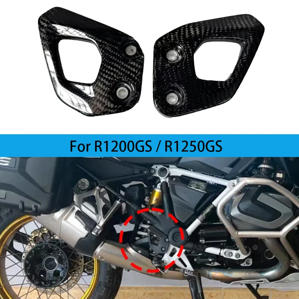 

For BMW R1250GS ADV R1200GS Adventure 2017-2019 Carbon Fiber Heel Plates Guards Footrest Rear set Motorcycle Accessories