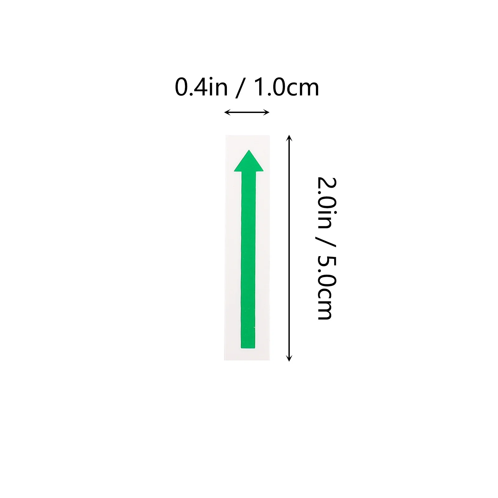 15Pcs Arrow Straight One-Way Decal Warning Sticker for Factory School Office Safety Direction Indicator