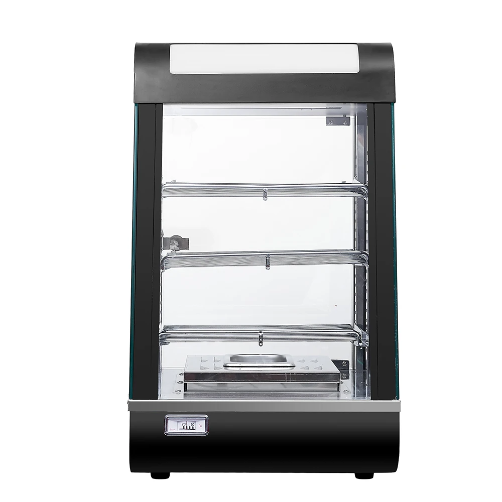 Acrylic Tempered Glass 3 Layer Food Warmer Showcase Display Food Warmer Cabinet High Quality Durable Food Warmer Set