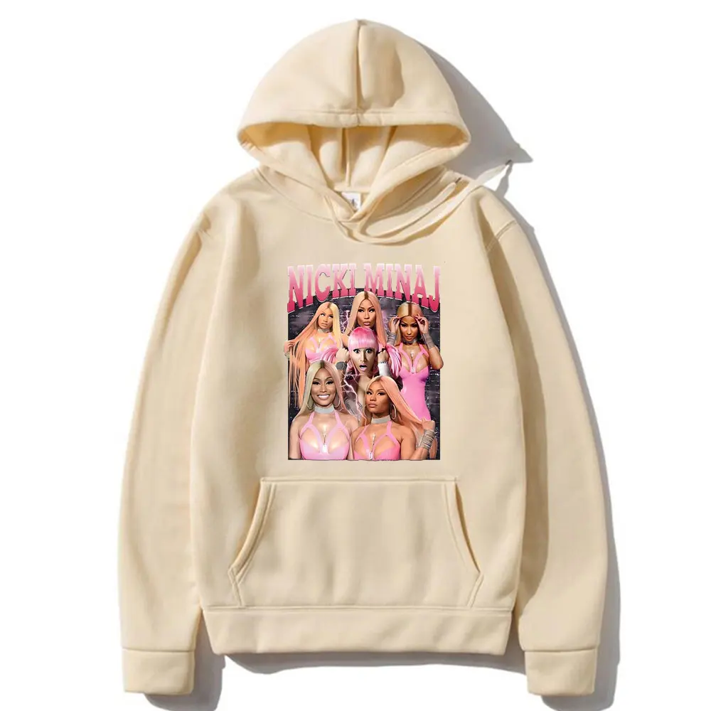 Sudadera con capucha de Rap Queen Nicki Minaj para hombre y mujer, ropa deportiva informal de gran tamaño, estilo Hip Hop, Vintage