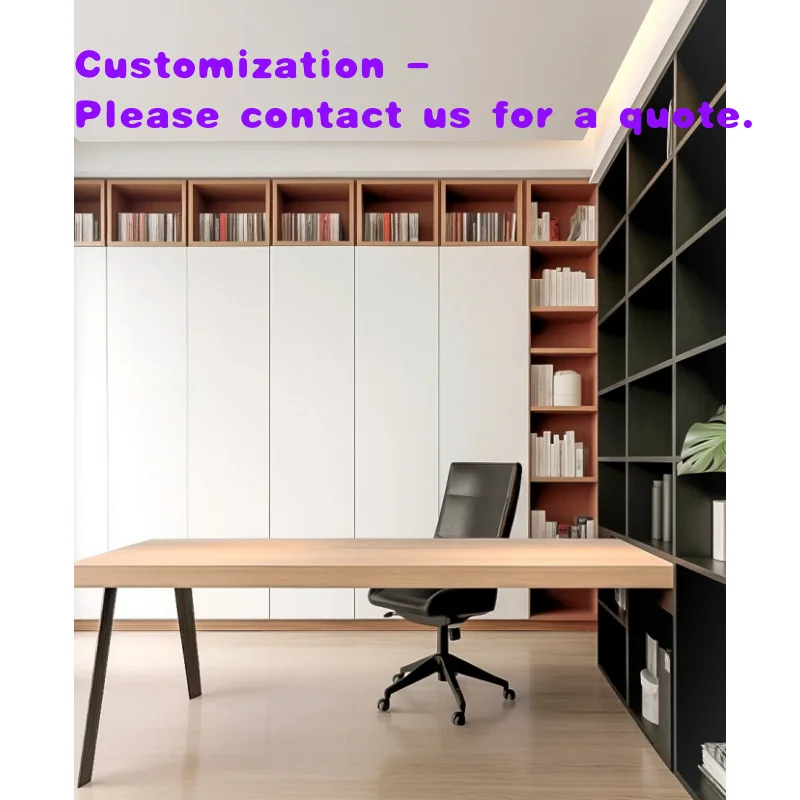 custom.Modern Stainless Steel Bookshelf Panel Design Hidden Door Adjustable Height-Space-Saving Home Office Living Room Bedr