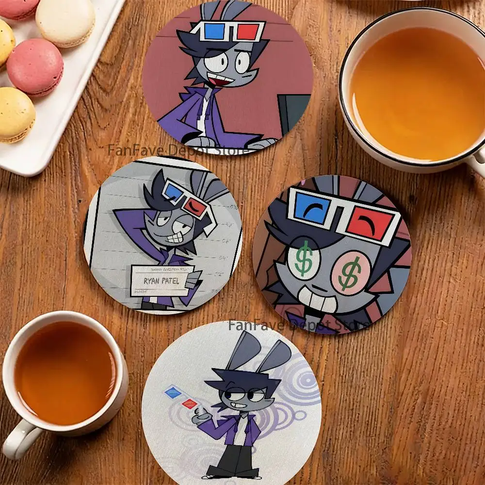 R-Ryan Patel Fanart Coaster Wooden Drink Tray Suitable for Restaurants and Coffee Shops Easy To Wash and Clean