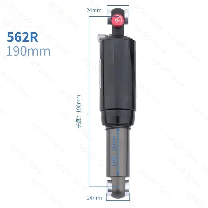 Bicycle air pressure shock absorber 165MM mountain bike rear tank, rear shock absorber