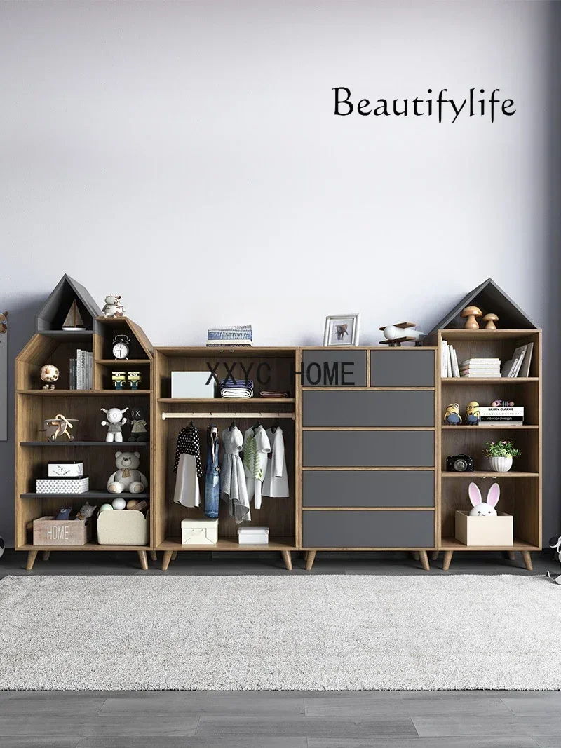 Spielzeug Lagerung Rack Spind Nordic Stil Schlafzimmer Student Bilderbuch Lagerung Rack