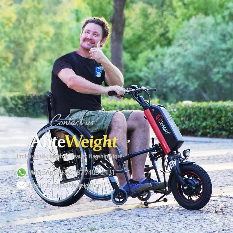 500W 50km  Lithium Battery Electric Wheelchair Head Traction Head Electric Wheelchair Driven Front End