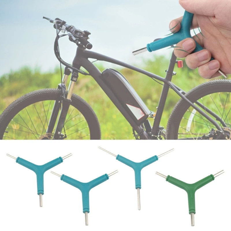 Three Way Triangle-Allen Wrench Outer Spanner for Bike  Cycling Y-Type Socket Wrench Bike Repair Tool