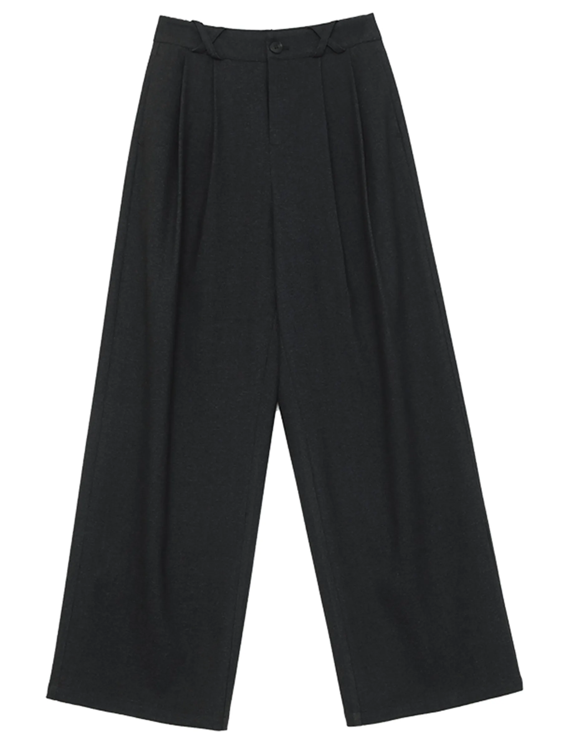 CHIC VEN Women Tailored Trousers High Waist Loose Casual Designed Slim Ladies Pleated Straight Leg Suit Pants Spring Autumn 2026 image 5
