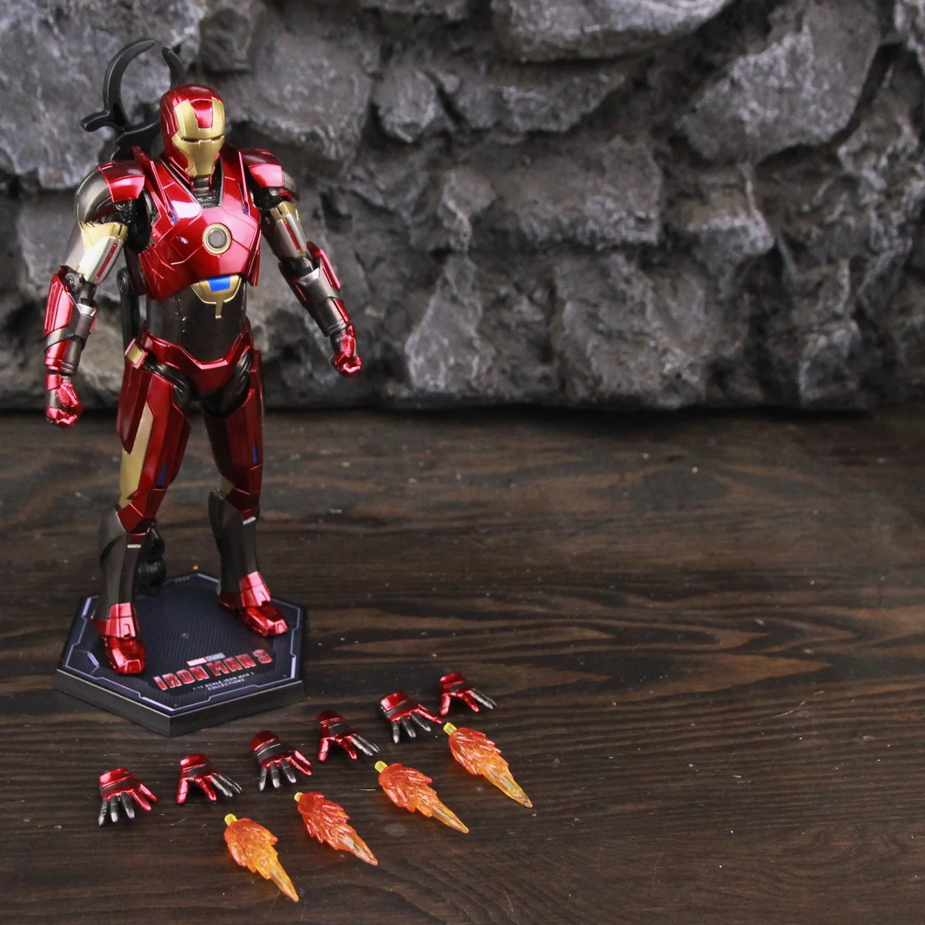 ZD Toys アイアンマン 3 MK35 レッドスナッパー MK41 ボーンズ MK24