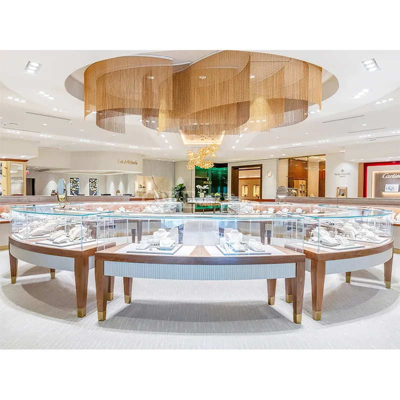 custom.Boutique Shop Jewelry Display Cabinet Watch Shopping Mall Jewelry Display Showcase