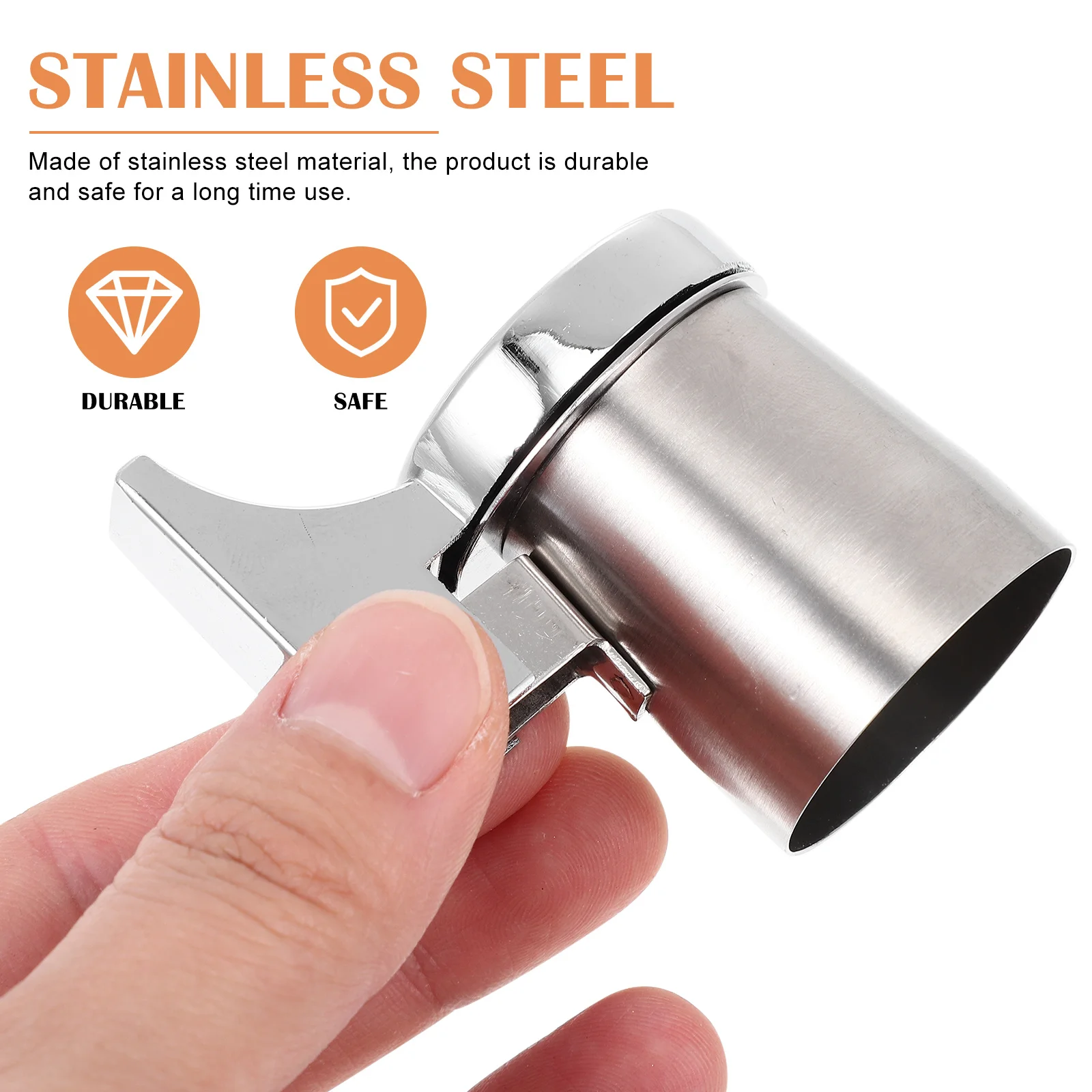 

Stainless Steel Kettle Whistling Nozzle Loud Whistle Replacement Teakettle Spout Water Boiling Kettle Parts Teakettle Spout