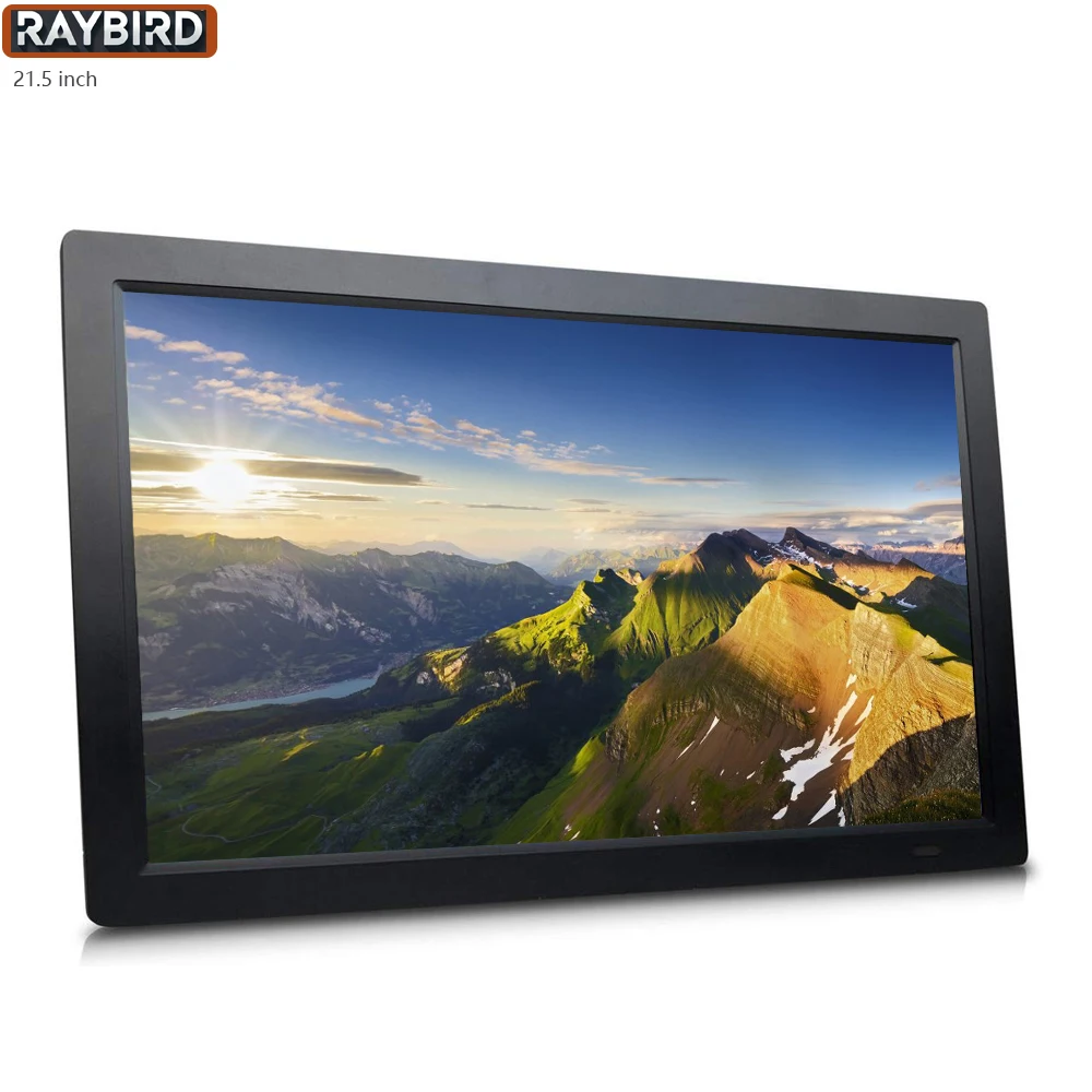 21.5 Inch Full HD 1080P Widescreen Digital Photo Frames with Motion Sensor for Tabletop or Wall Mount Use,16GB USB Memory