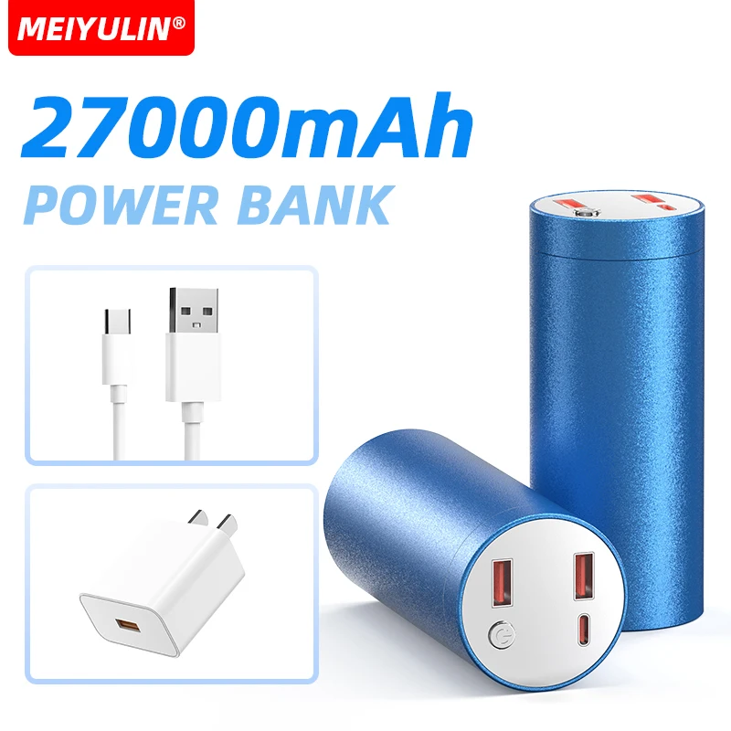 

27000mAh Mini Portable Power Bank USB PD20W Fast Charging Large Capacity External Mobile Battery For iPhone 15 14 Samsung Xiaomi