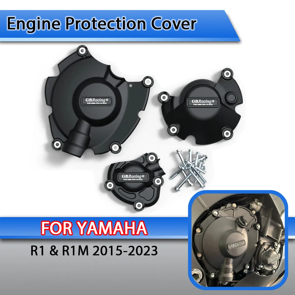 

For Yamaha YZF R1 & R1M 2015-2023 Engine Protection Cover Yamaha R1 & R1M GB Racing Engine Guards Protects