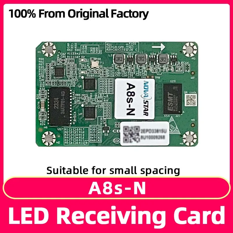 Novastar A8s-N Full Color LED Display Receiving Card For LED Screen Synchronous Video Control Card Small Spacing