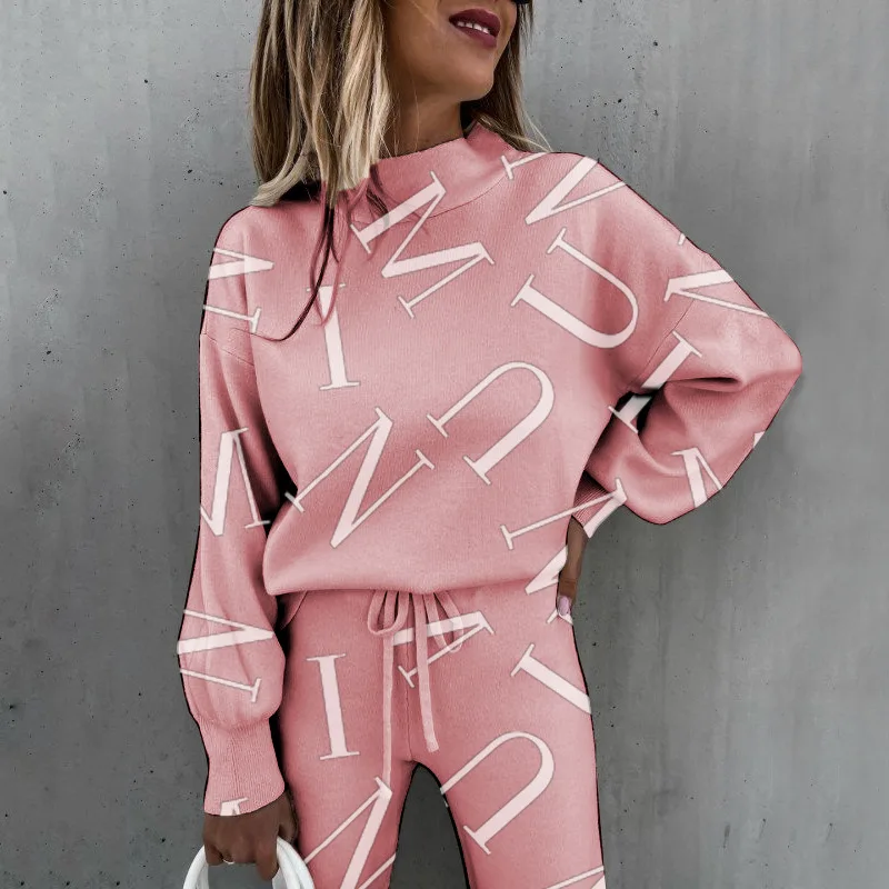 Women's Trouser Suits Sportwear Outfit Pant + Sweatshirt Tracksuit Two Piece Set Women Female Sports Suit 2024 Hoodie Jogging