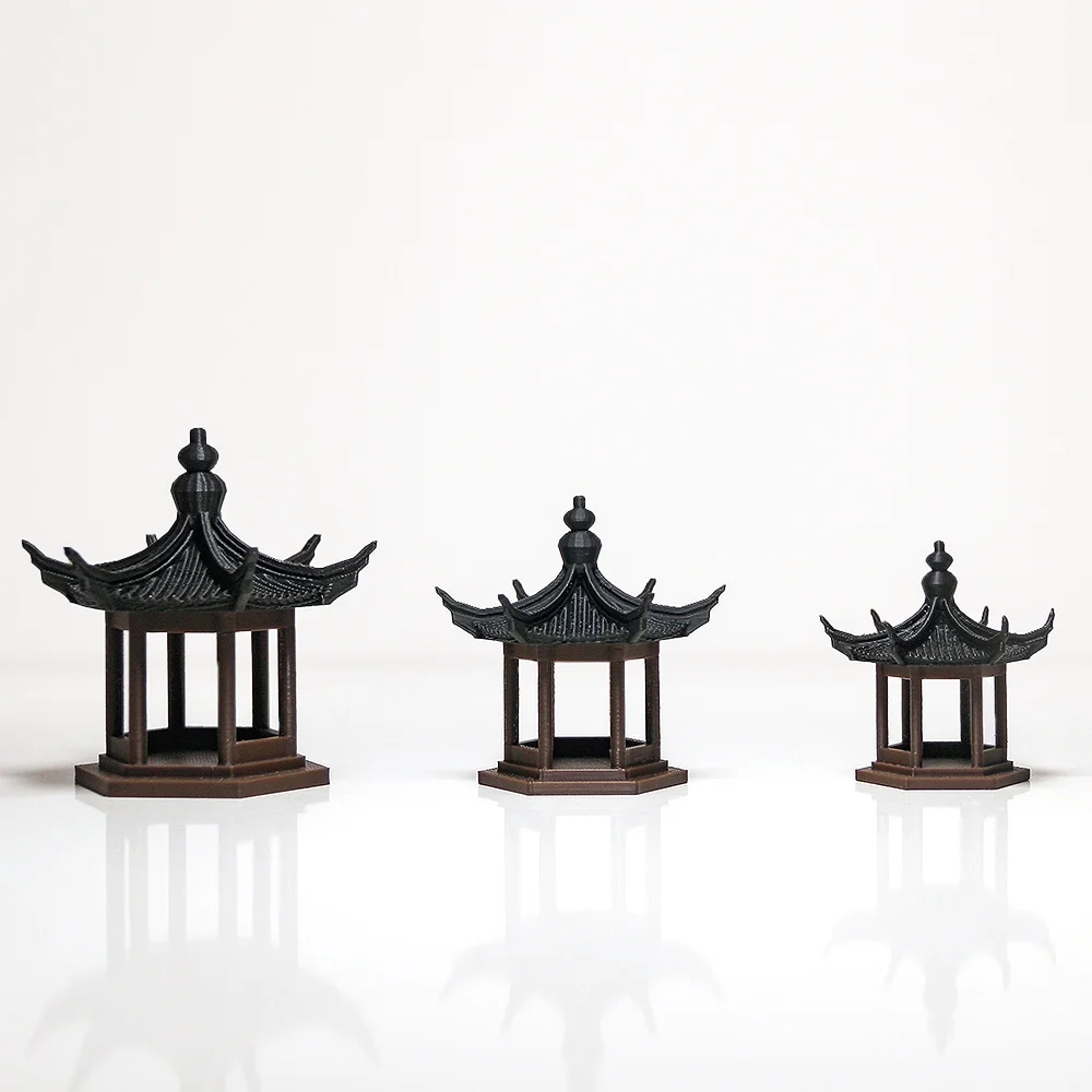 

Chinese Ancient Architecture Model, Small Pavilion Decoration, Study Rockery Aquarium, Micro Landscape, Garden Bonsai