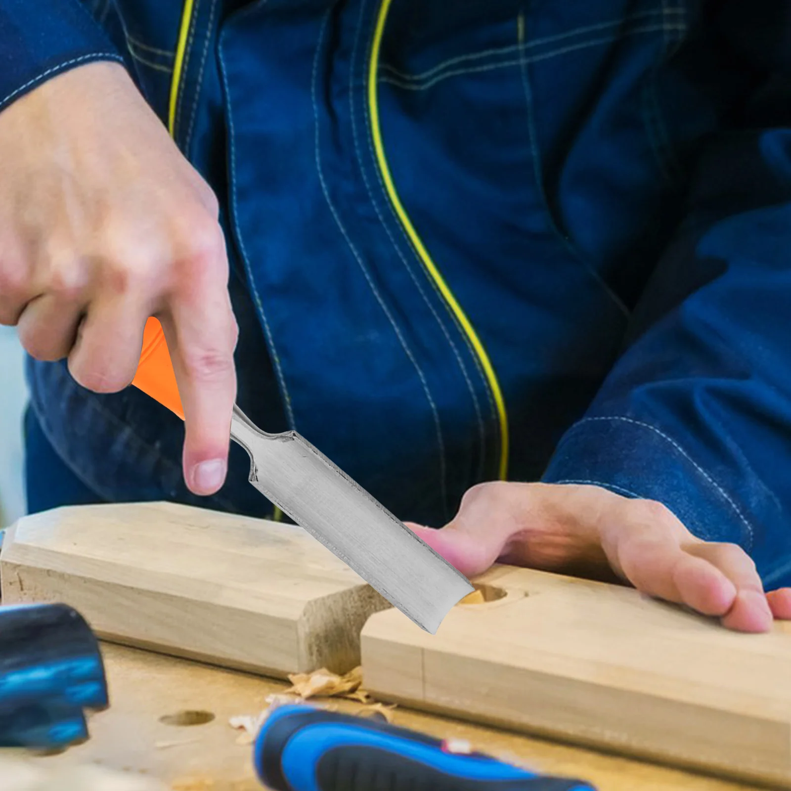 

4pcs Wood Chisel Set 6Mm 12Mm 18Mm 24Mm Hardwood Handle Ergonomic Design Long-Term Use Carving Chisel Set Wood Carving Tools