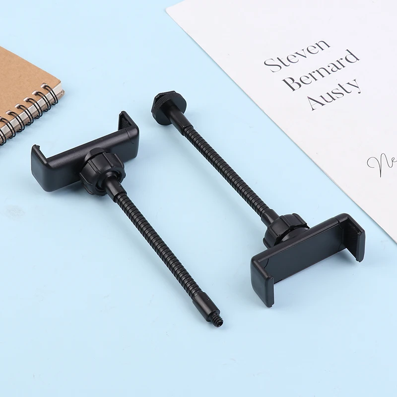 スマホホルダー フレキシブルホース ロングアーム スマホクリップ リングライト用 ベッドスタンド 交換部品 360度回転マウント クリップ ブラケット クランプ 一脚