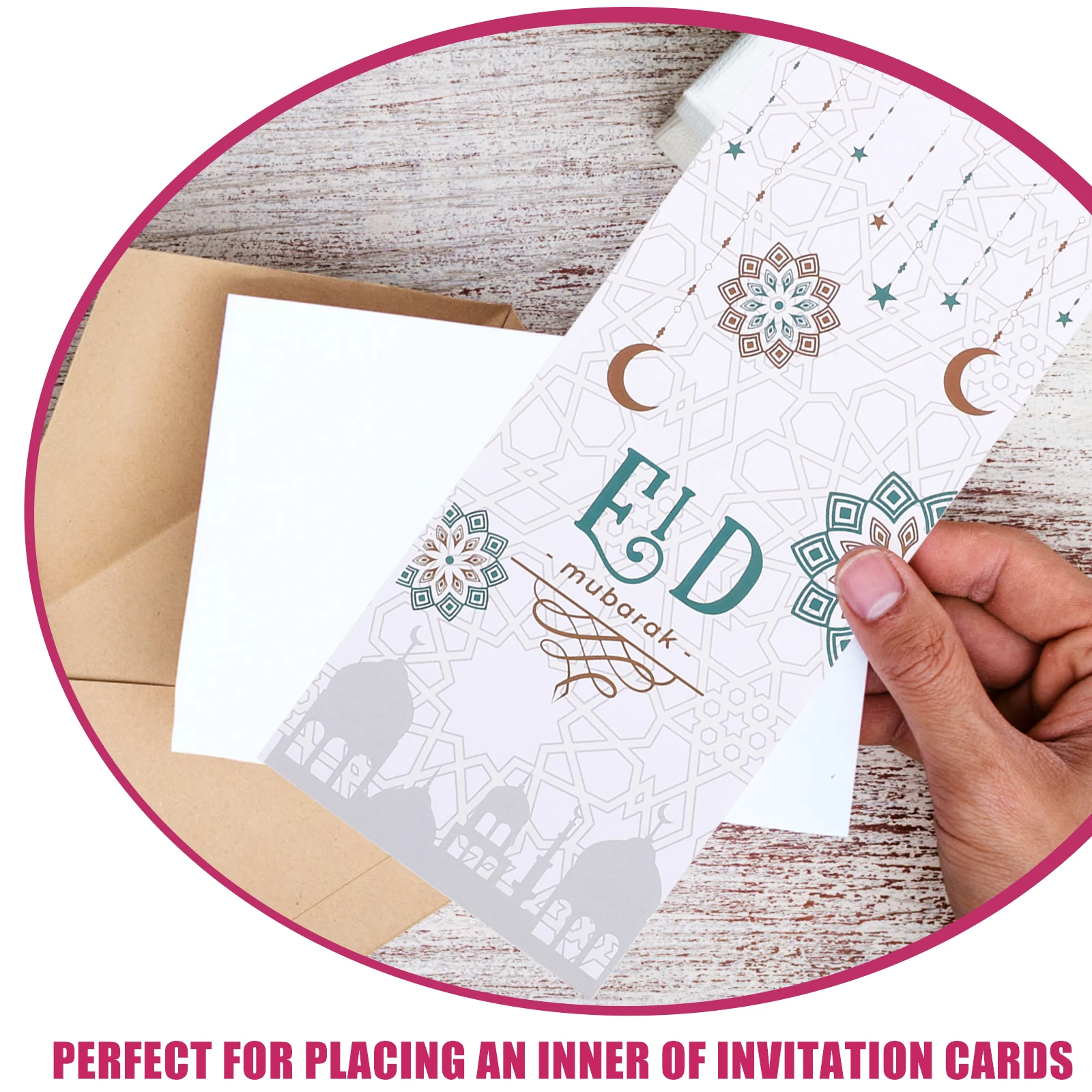 

12pcs Red Envelope Eid Money Bag Celebrations Paper Cards Packing Gift Envelopes For Cash Muslim PartyEnvelope Bills Receipt