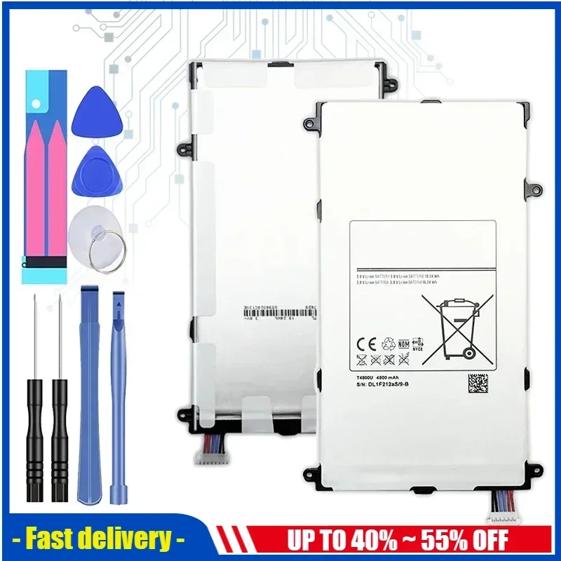 Battery For Samsung Galaxy Tab 2 3 4/S S2 S3/A E (7.0 8.0 8.4 9.6 9.7 10.1 10.5) Pro 8.4/Note 8 12.2