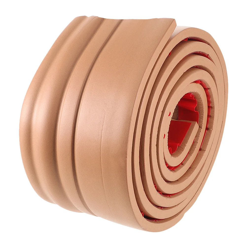 

1 Roll Peel and Stick Baseboard Trim Resistant to Deformation Easy Install No Tools Needed for Wall Corner Floor Foot Line